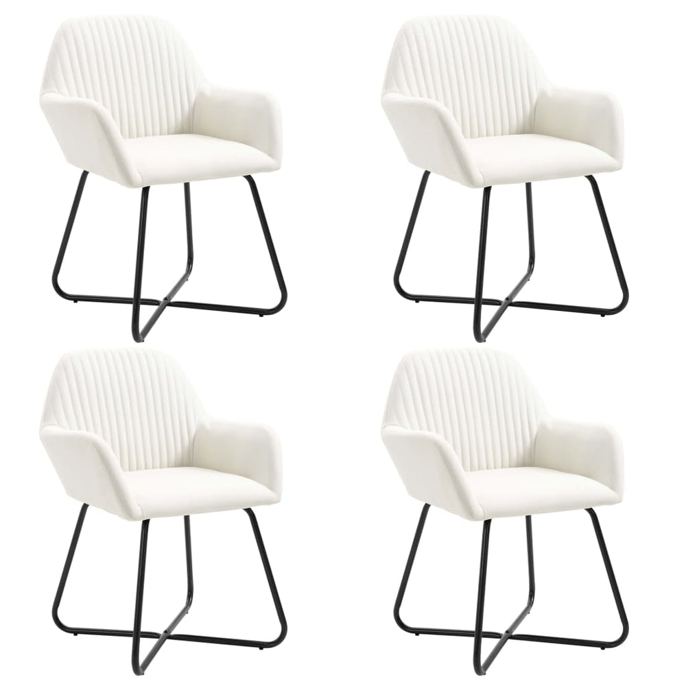 Chaises à manger lot de 4  tissu