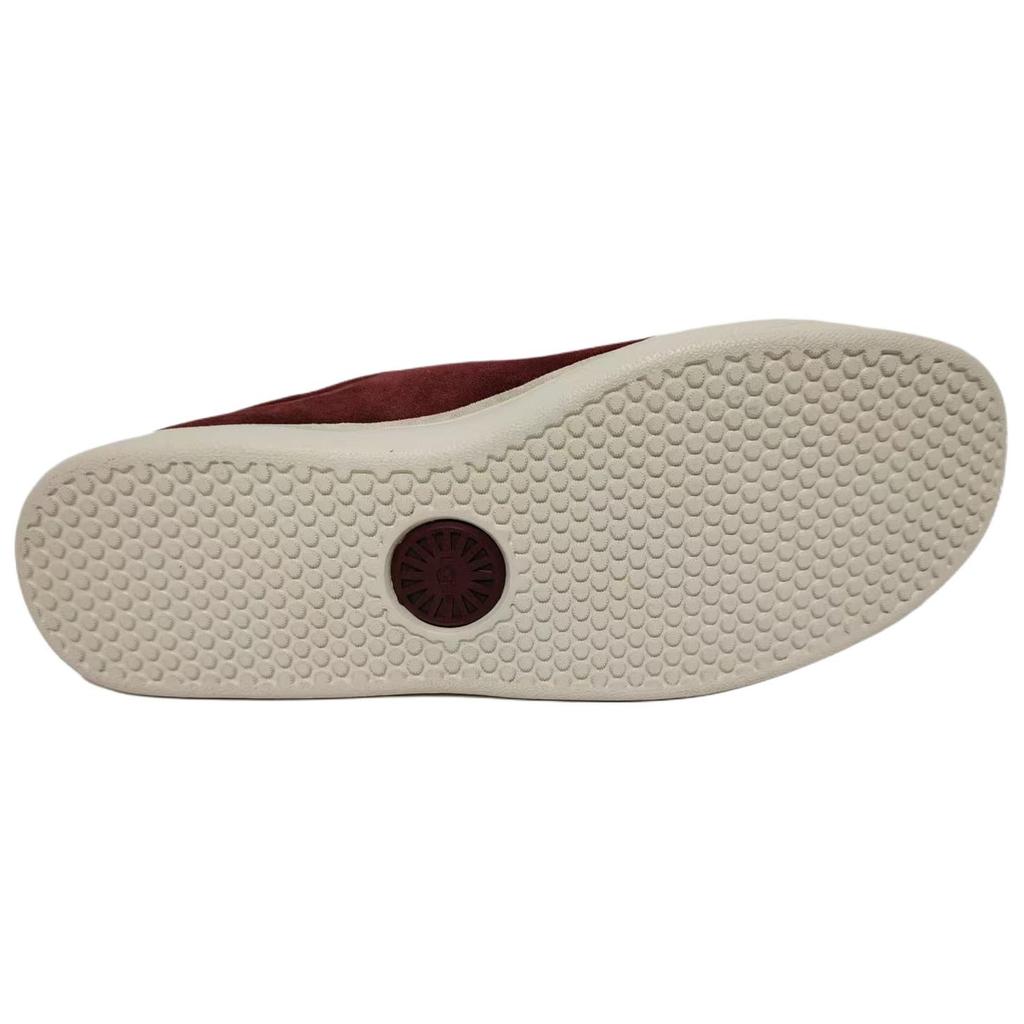 UGG Cali Cow Split Leather Low top Skateboard Shoes Men's Dark Red 1020133-PNR