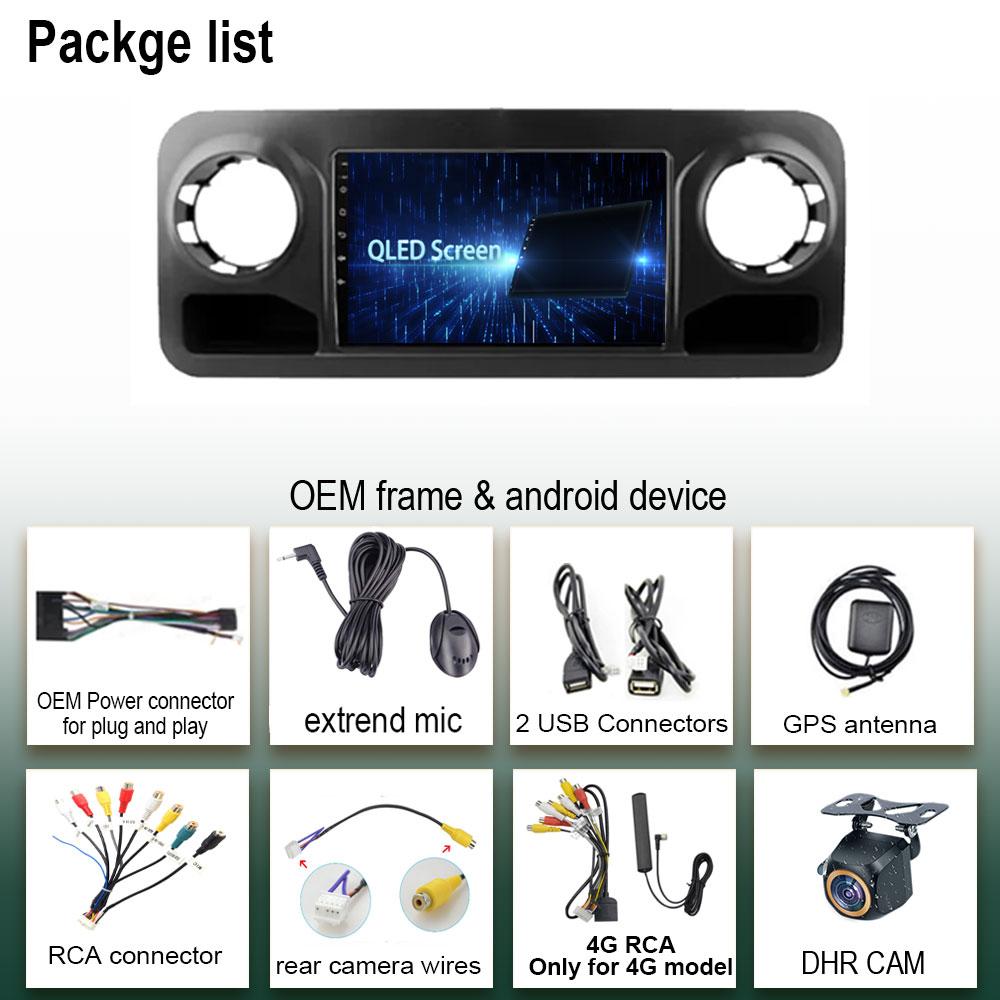 Pentru Mercedes-Benz Sprinter 907 910 2018 QLED Carplay Android Radio Elecronics 2 Din Stereo Touch Multimedia GPS Bluetooth DVD