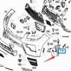 Mercedes-Benz W166 ML/GLE 350 Front Bumper Bracket for 1668850024, 1668850124.