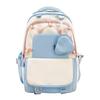 Schoolbag New Fashion Versatile Simple Shoulder Cute Backpack Lightweight Trend Large Capacity School Season Backpack