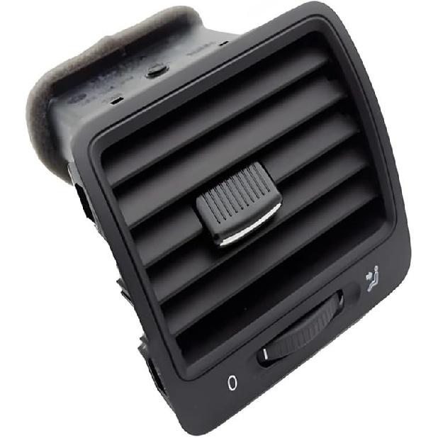 1PCS Car AC Air Vent Outlet Grill Compatible for VW Golf 5 GTI R32 Rabbit 2004-2009 Jetta A5 MK5 GLI 2006-2011(Middle-with Hole)