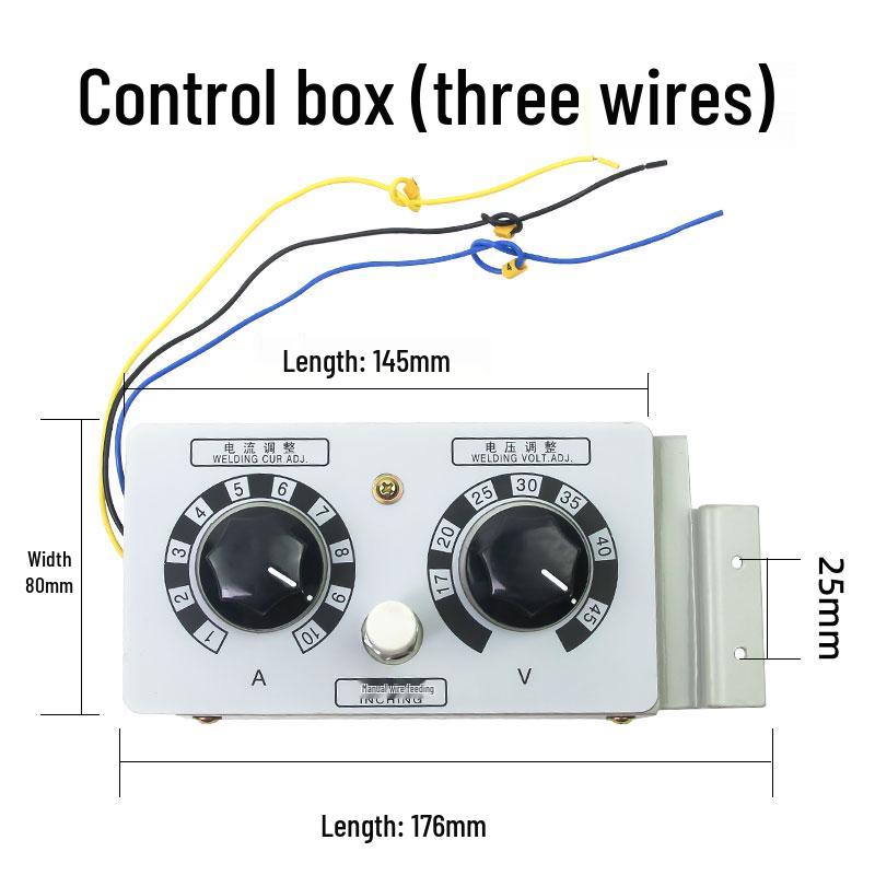 Gas Shielded Welding Wire Feeder Control Box & Speed Controller for 3/4-wire KR Split MIG Welder