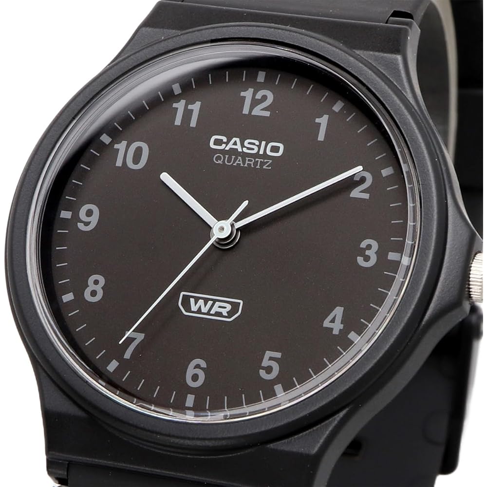 Casio Chupacasi MQ-24B-1B Unisex Analog Watch Biomass Plastic Band Black