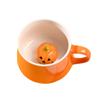 Hand Painted Ceramic Mug 3D Figurine Design Novelty Coffee Cup Cute 3D Figurine Mug  Halloween