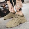 2025 Autumn New Tooling Boots Men's Trend Versatile Sports and Leisure Men's Shoes Construction Site Labor Insurance Men's Shoes Fashion