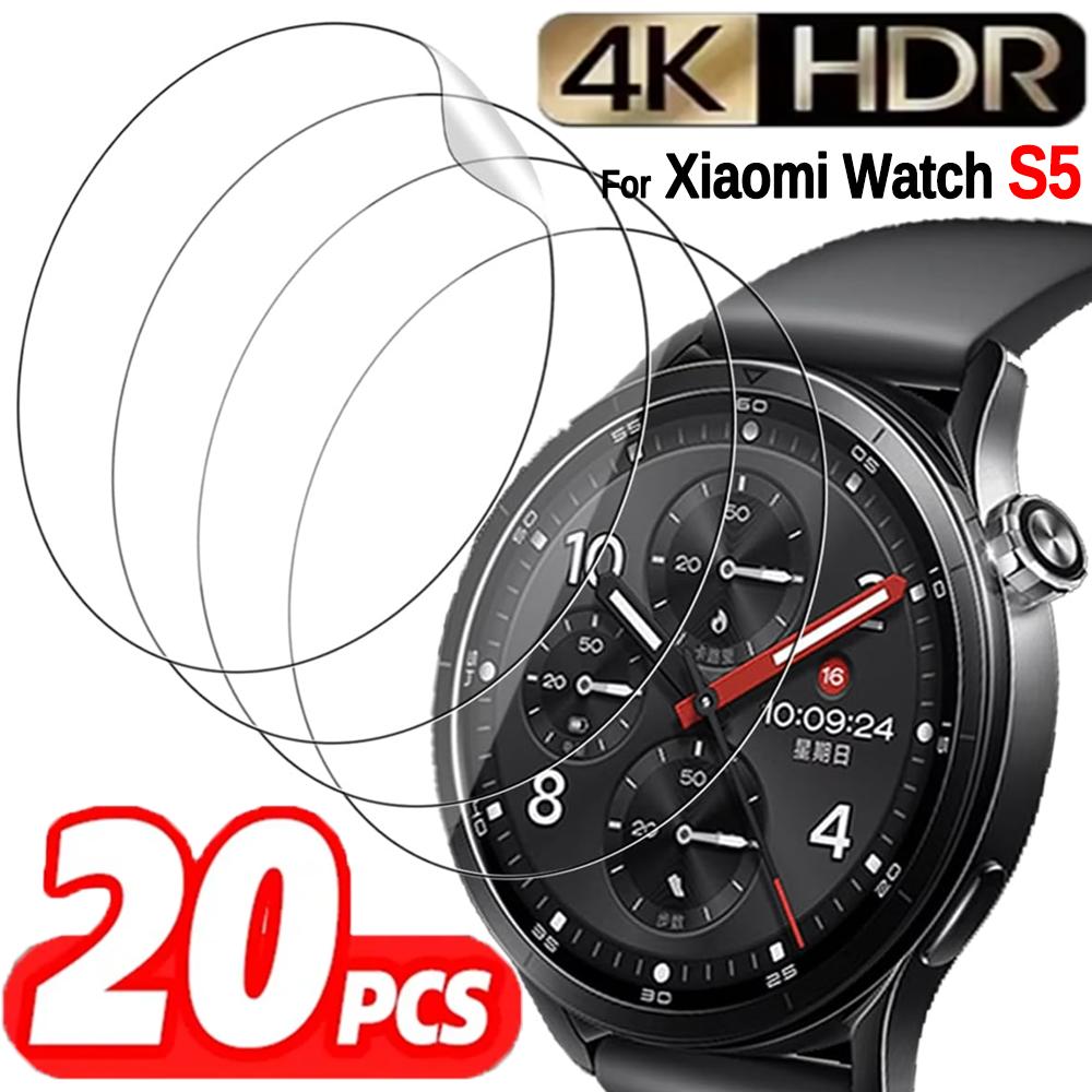 5-20ks pro Xiaomi Watch S5 Měkká hydrogelová fólie z TPU Plné krytí Ochranná fólie na displej hodinek Ochranná fólie proti poškrábání Není sklo