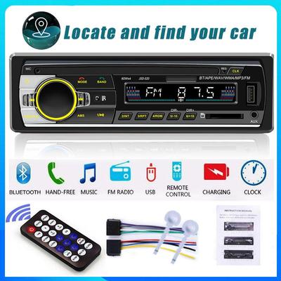 Jsd520 Bluetooth Car Radios Stereo Remote Control Digital Auto Radio Car Radio With Iso Cable 12V Stereo In-Dash Car Mp3 Player