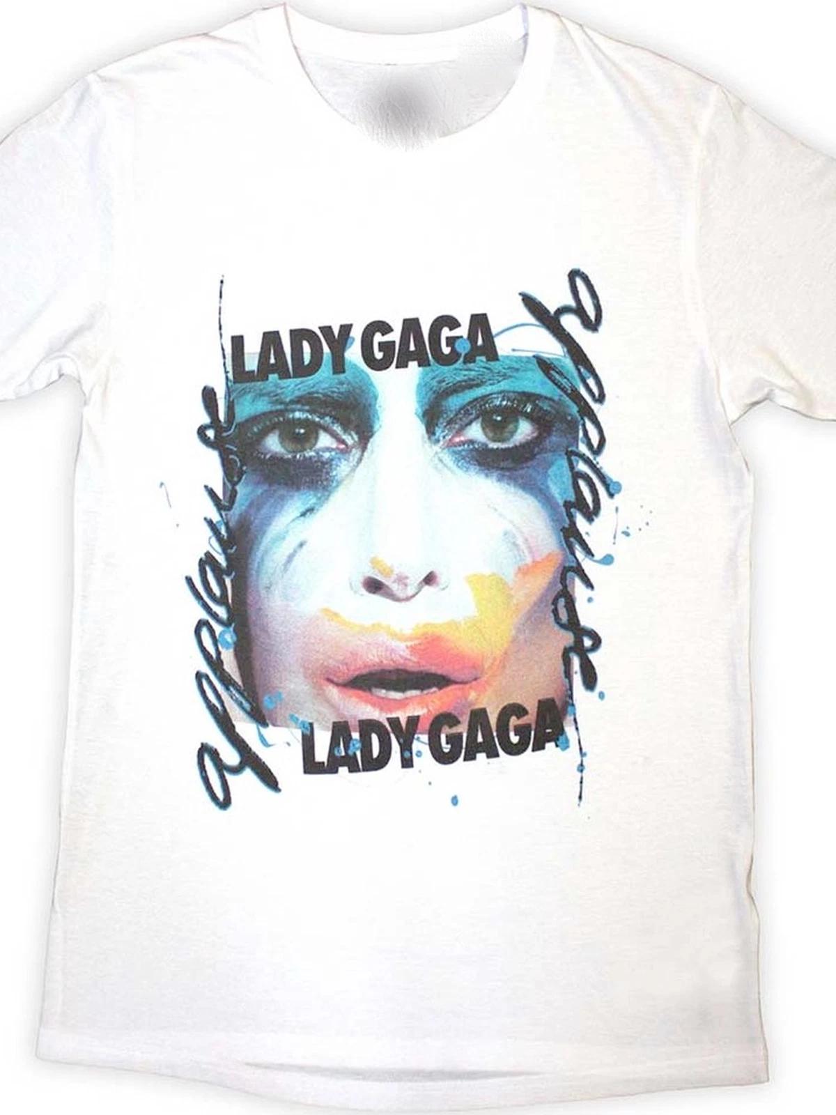 Lady Gaga - Artpop Facepaint Heren T-shirt Cotton All Size S-234XL M203 M