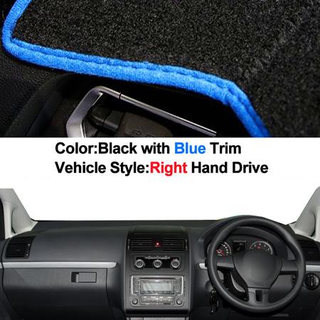 Car Dashboard Cover Dash Mat For Volkswagen VW Touran 2003 2004 -2009 2010 2011 2012 2013 2014 2015 Pad Sun Shade Car Styling