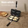 Four Fish Shaped Non Stick Japanese Pancake Pan for Taiyaki Baking and Waffle Making In Your Kitchen