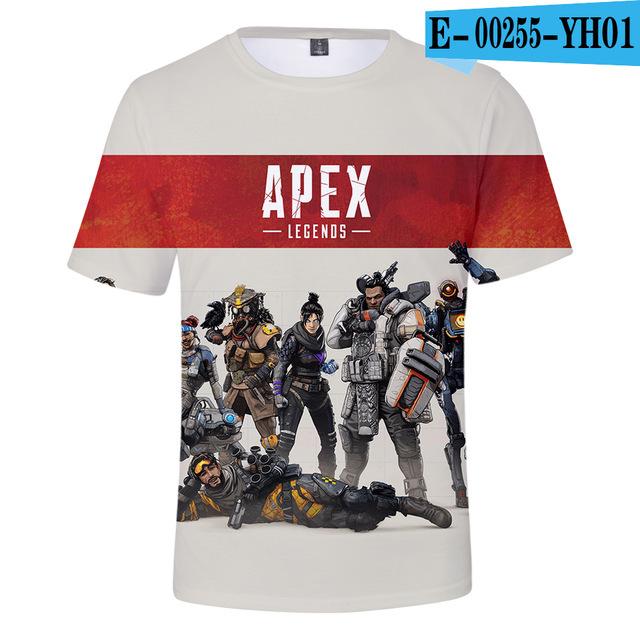 Kids T Shirt 3d Apex Legends Clothing Children Boys Girls Short Sleeve Tshirt Outerwear T -Shirt Children Clothe Tee 
