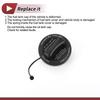 HEROFFIX Gas Fuel Cap for Mercedes Benz CL-A45 AMG 2014-2018, Part Number A2224700005, Black, White, and Blue