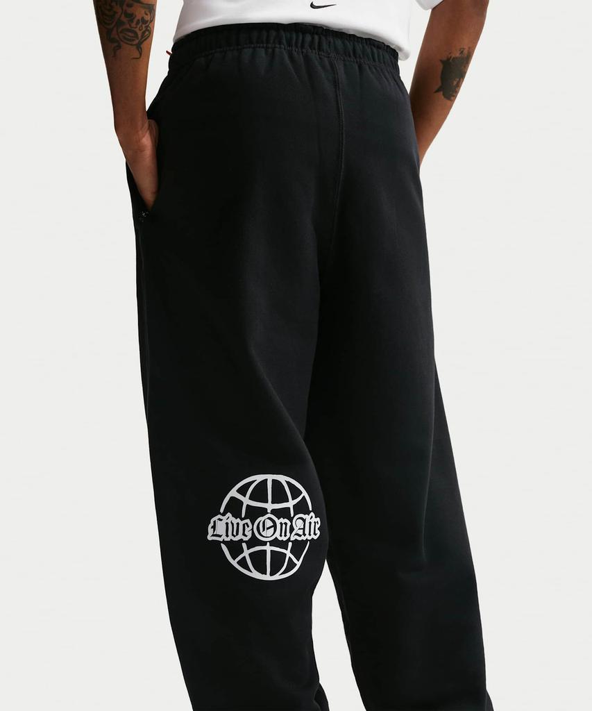 NIKE Solo Swoosh Cuff Fleece Pants M - Black / Iq5560-010