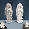 Resin Handicrafts Virgin Mary Christian Sculpture Catholic Goddess Sculpture Decorative Figurines Home Decoration Accessories