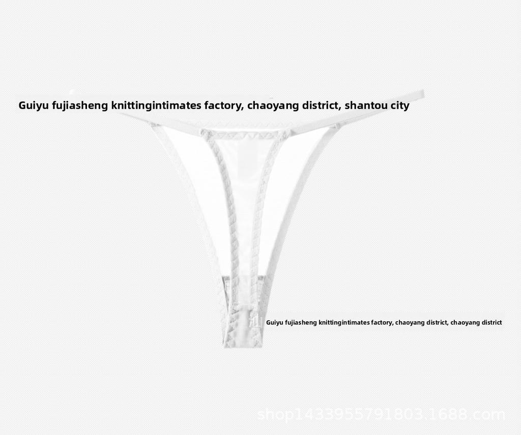 Women's Sexy Mesh Thong Underwear Low Waist Breathable T-String Panties