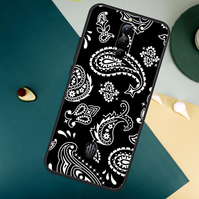 Royal Bandana Paisley For ZTE Nubia Red Magic 10S 8 9 8S 9S Pro Plus 10 Air 6S 7S 7 Pro Red Magic 11 Pro Plus Case