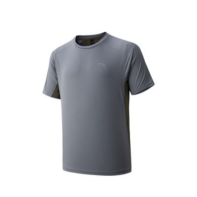Mens Short Sleeve Knitted T-Shirt Summer 2026 Men Tops Gray Green 952625110-1