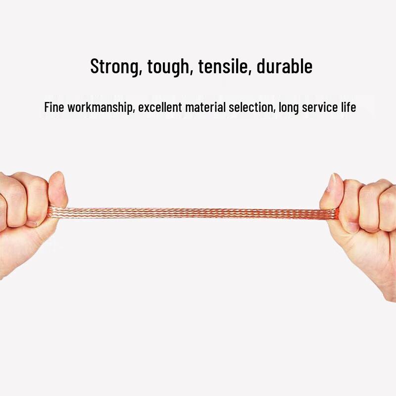 Pletený měděný zemnící vodič