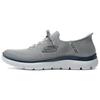 Sport Lightweight Comfortable Low-Top Casual Running Shoes Men Sneakers Gray 232439-GYNV
