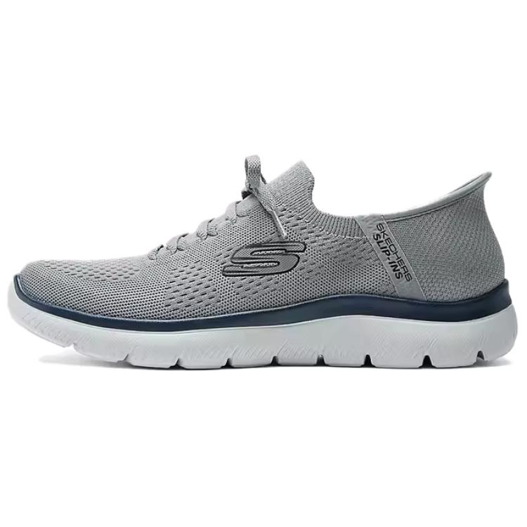 Skechers Sport Lightweight Comfortable Low-Top Casual Running Shoes Men sneakers Gray 232439-GYNV 39.5