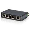 Netzwerk-Switch - STARTECH - IES5102 - 5 RJ-45-Ports - DIN-Schienenmontage - Unmanaged