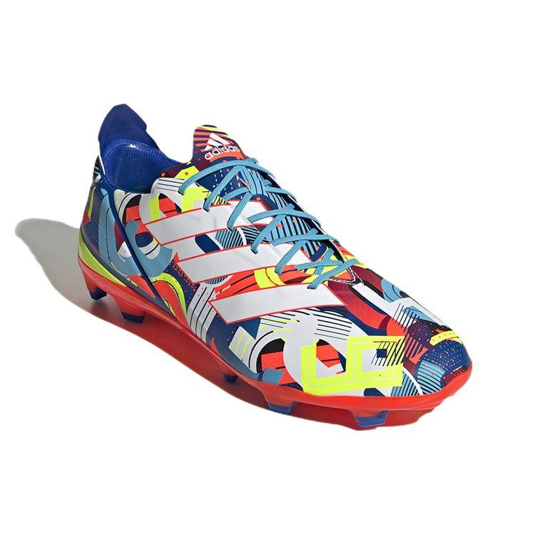 Adidas Gamemode FG Graphic Print Unisex Sneakers Blue Bright-Cyan Cloud-White GV6861