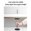 AEE2-2Pcs Telescopic Support Rod Stainless Steel Cabinet Adjustable 30-45Cm Support Pole High Hardness Sink Support