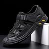 Vintage Klassische Herren Sandalen Sommer Echtes Leder Sandalen Männer Outdoor Casual Leichte Sandale Mode Männer Sneakers Weich