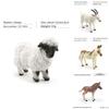 Donkey Pvc Model With Realistic Farm Figures For Educational Display And Collection