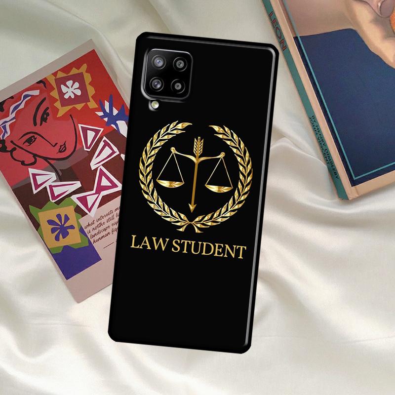 Lawyer Judge Pattern Art Case For Samsung Galaxy A52 A32 A12 A33 A06 A16 A26 A36 A56 A15 A53 A13 A34 A54 A14 A35 A55