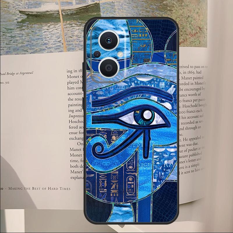 Egyptian Eye of Horus Art Cover For OPPO Reno 11F 12F 13F 14F 10 11 12 13 14 Pro 7 8 Lite OPPO Find X6 X8 X9 Pro Case