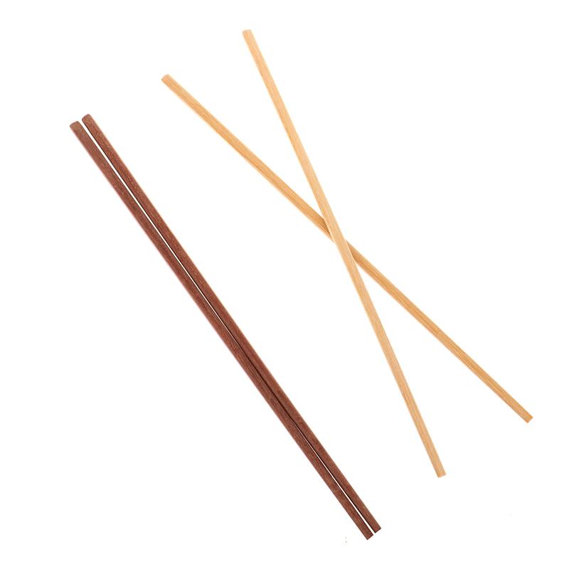 1Pair 2Colors 32Cm Long Size Deep Fry Noodle Chopsticks Food Sticks Chinese Style Lengthen Hot Pot Wooden Cooking Chopsticks