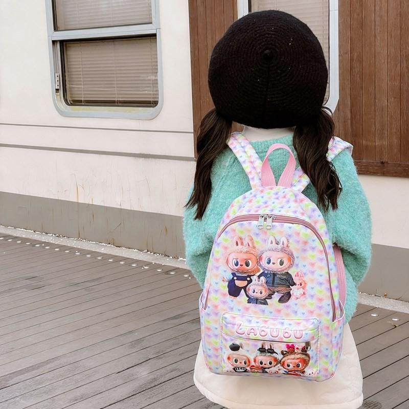 Adorable Labubu Cartoon Children Backpack For Preschoolers Boys And Girls Ages 3 To 6
