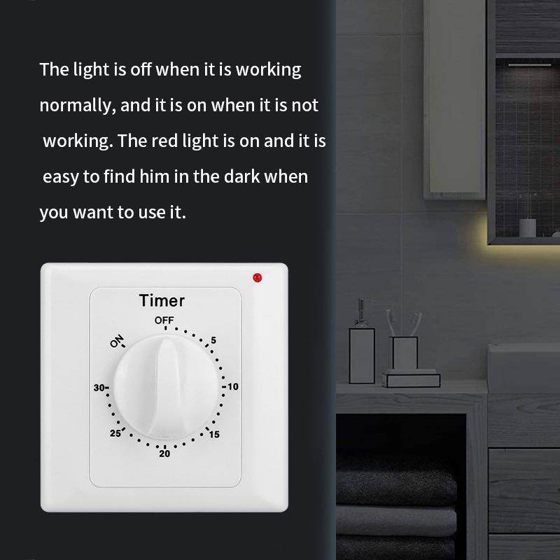 Digital Countdown Timer Switch for Surface-mounted Home Installation