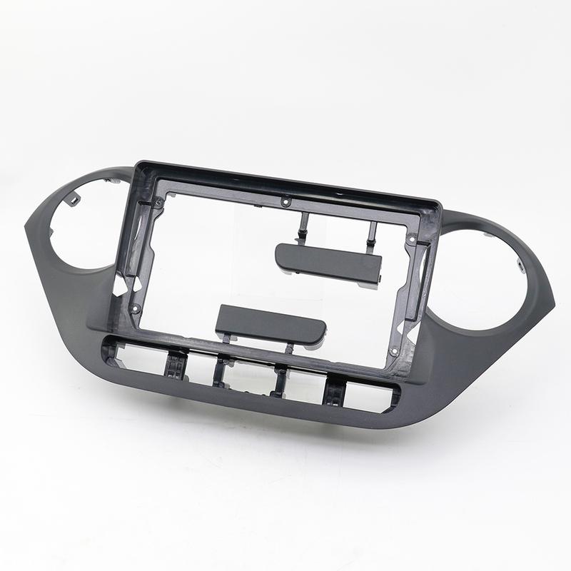 2 Din 9 Inch Car Radio Installation Plastic Fascia Panel Frame and Cable for HYUNDAI I10 2014~2017 Dash Mount Kit