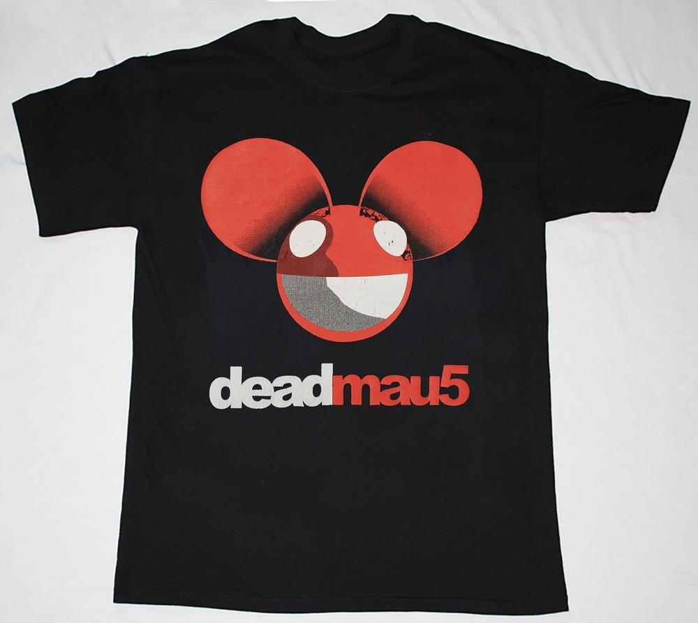 Retro Deadmau5 Hip Hop Music Heavy Cotton Black S5XL T Shirt Unisex AG603 Unisex T-Shirt