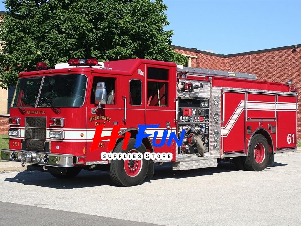 Diy Full Drill Diamond Mosaic Fire Trucks Rescue Truck Diamond Painting Ladder Truck Wall Decor Picture of Rhinestones Kit
