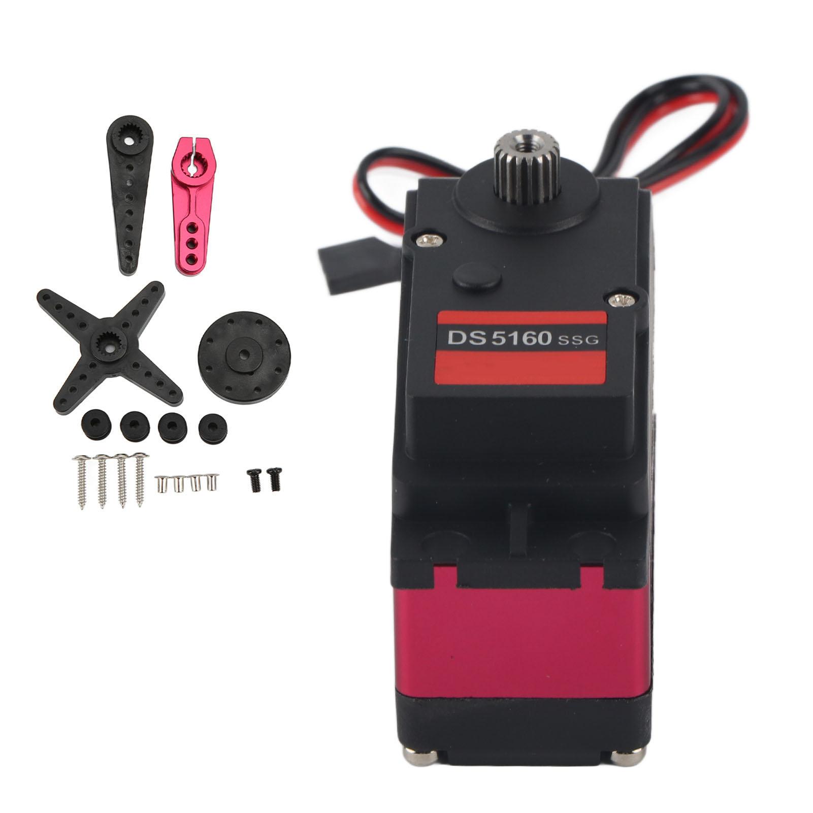 

RC DS5160 Цифровий Сервопривід Пластик Алюмінієвий Сплав Нержавіюча Сталь Легкий Великий Крутний Момент Водонепроникний RC