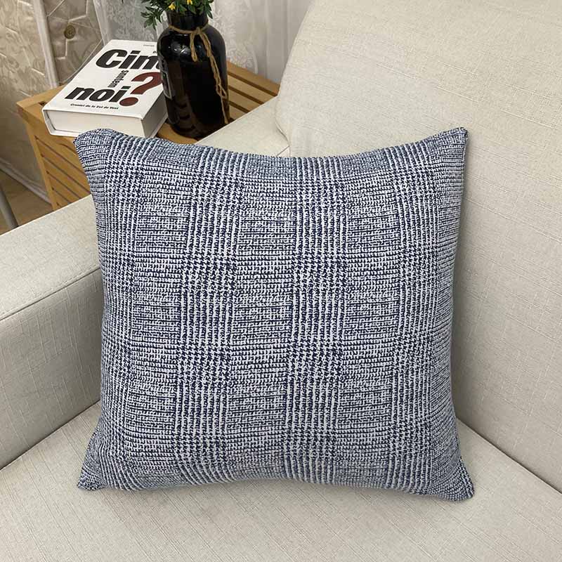 Polyester Pillow Case Cushion Cover 45x45cm Artistic Plaid Decoration Sofa Bedroom Throw Pillows