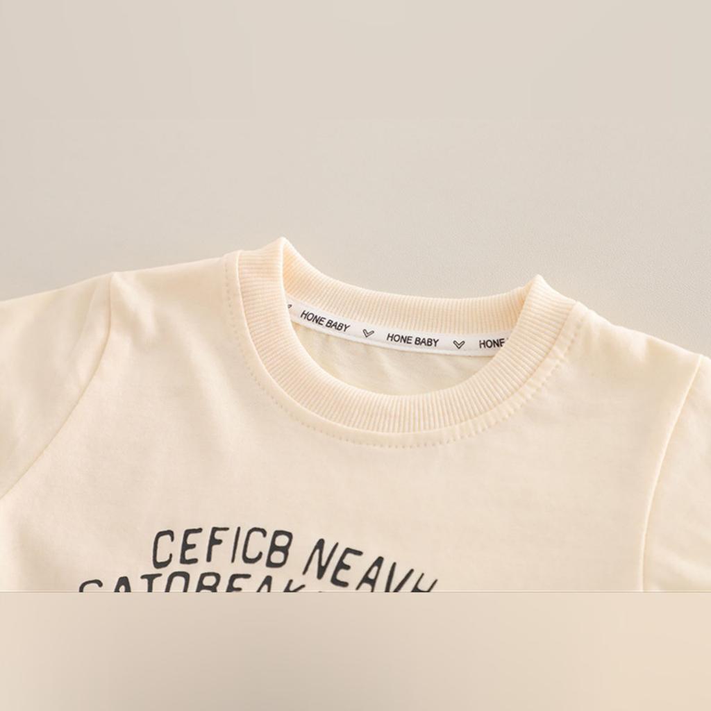 Barn Casual Långärmad Set, Bekväma Vardagskläder