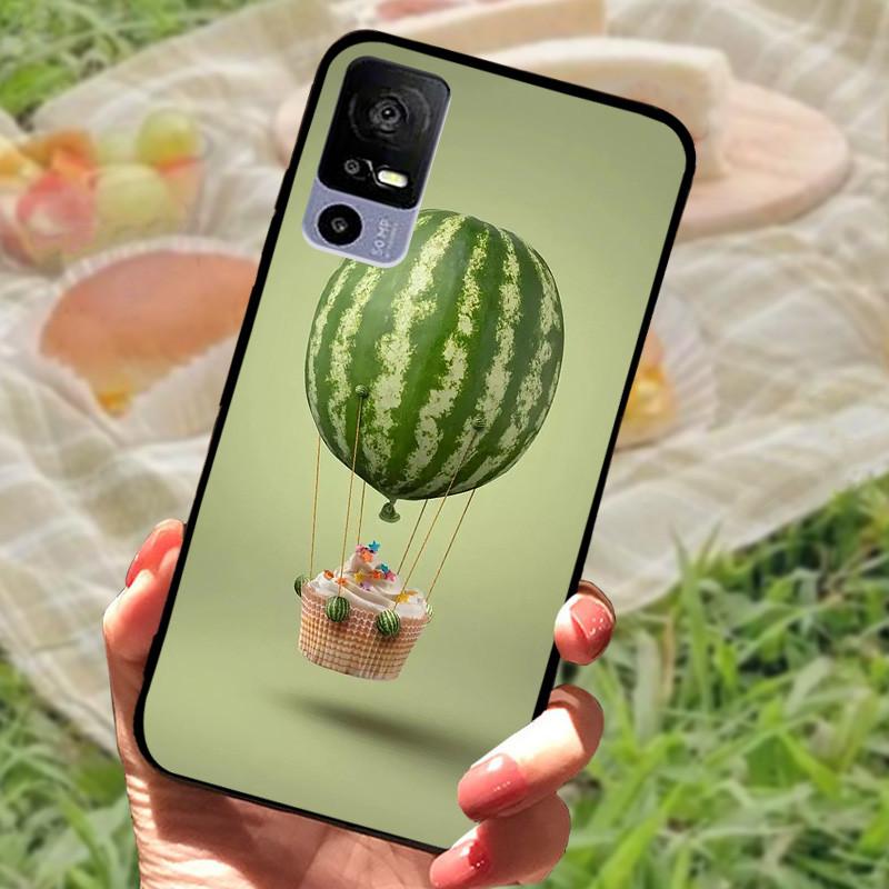 For TCL 40R Case TPU Soft Silicone Marble Phone Cover Case for TCL 405 406 408 403 TCL40R Shockproof Funda Love T771K Bumper
