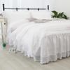 Elegant Bedding Set Ruffle Lace King Size Bedding Set Luxury Bedding Sets Duvet Cover Home Quilt Case Bed Sheet Linen