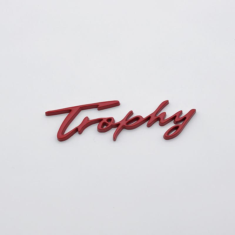

MG Trophy Badge Stickers Personalized Car English Logo Sticker For MG 7 6 5 ZS MG4 EV ONE Cyberster HS MG3 EZS GT червоний