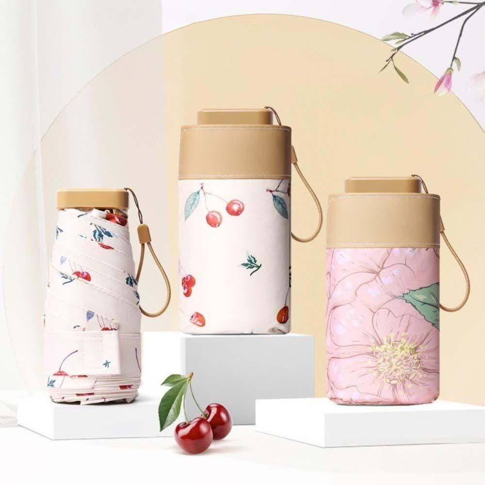 Portable Pocket Umbrella Sun Protection Folding Umbrellas Pocket Parasol Travel Umbrella  Outdoors