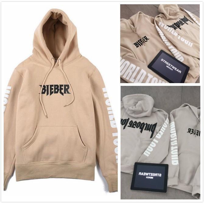 Justin Purpose Bieber The World Tour Fashion Hoodie Sweatshirt Pullover