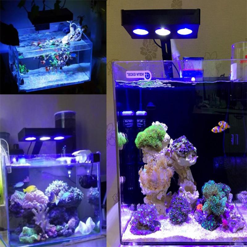 30W/40W Touch Control Aquarium Light Full Spectrum LED Saltwater Lighting System Coral Reef Fish Tank Lamp