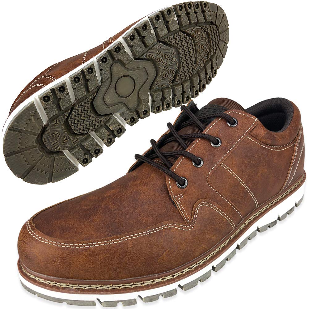 Liberto Edwin Waterproof and Rain Boots Size Men's Non-Slip Boots/Snow (Camel, 25.5cm)