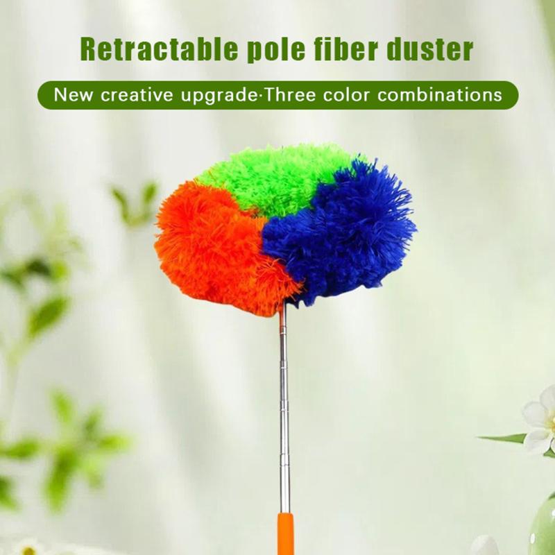 Очиститель-щетка для потолочного вентилятора с удлинительной ручкой, щетка для удаления пыли, съемная щетка для потолка и вентилятора, инструмент для чистки потолочного вентилятора onesize