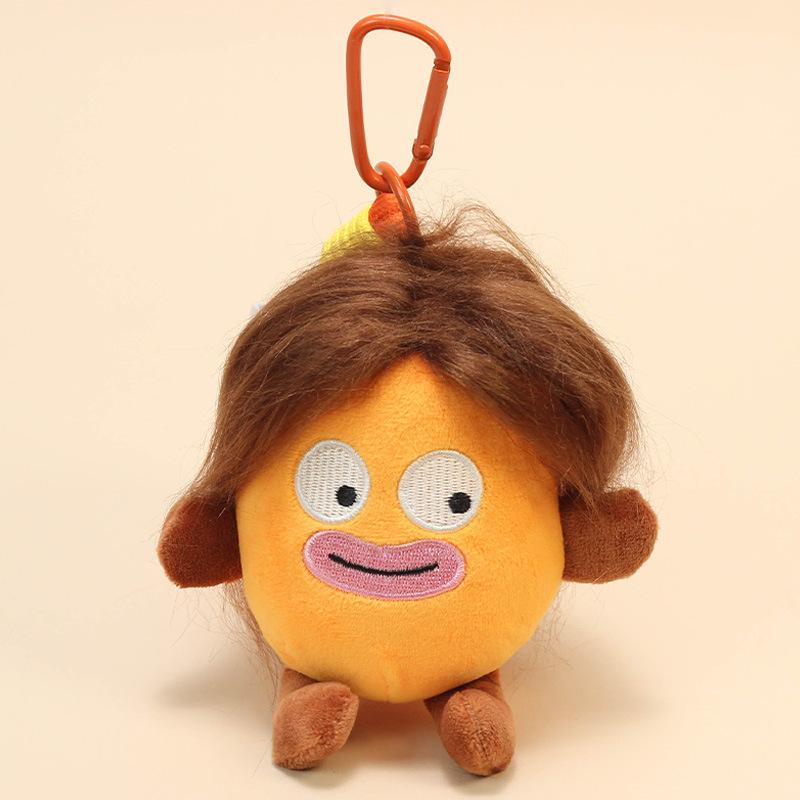 Cute Fruit Plush Doll Apple Pear Shaped Soft Toy Bag Pendant Key Chain